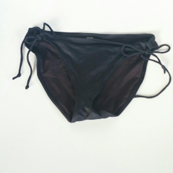 victoria secret black bikini bottoms